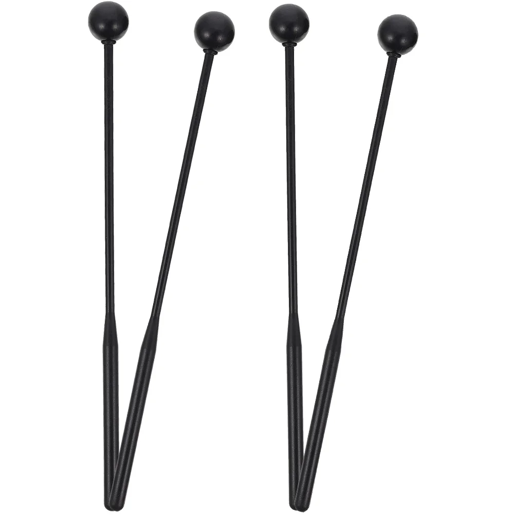 

2 Pairs of Plastic Rubber Xylophone Mallets Percussion Instrument Mallets Marimba Mallets