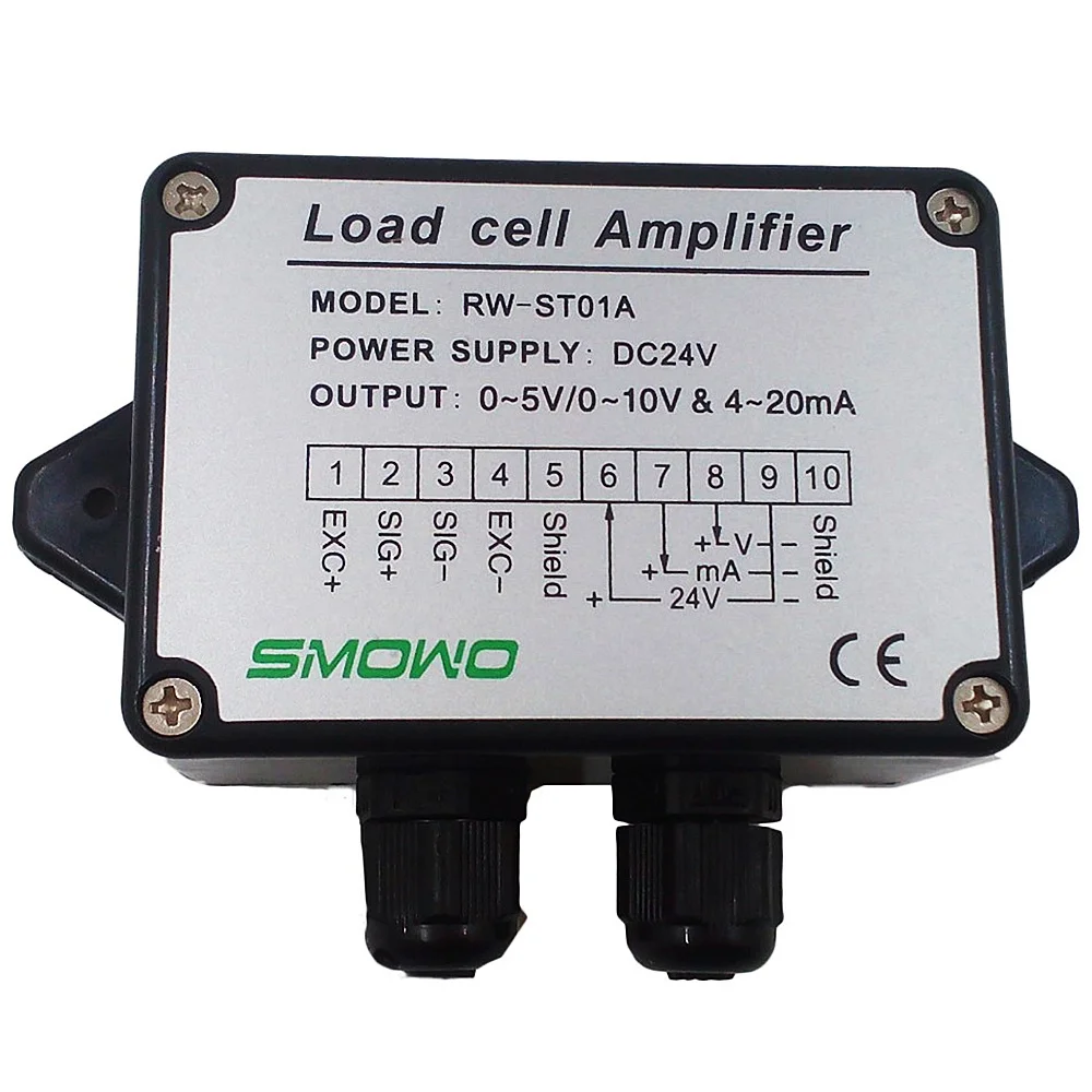 

Электронный датчик веса SMOWO RW-ST01A, 0 ~ 5 В/0 ~ 10 В/2 ~ 24 мА