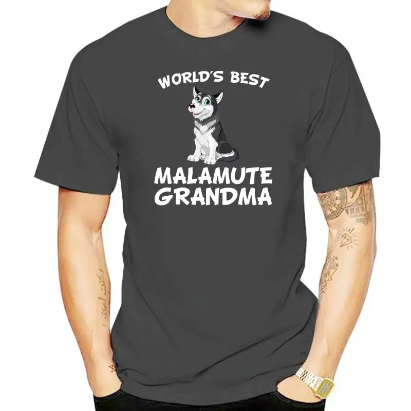 

World'S Best Alaskan Malamute Grandma Dog Owner T-Shirt Festive Tee Shirt