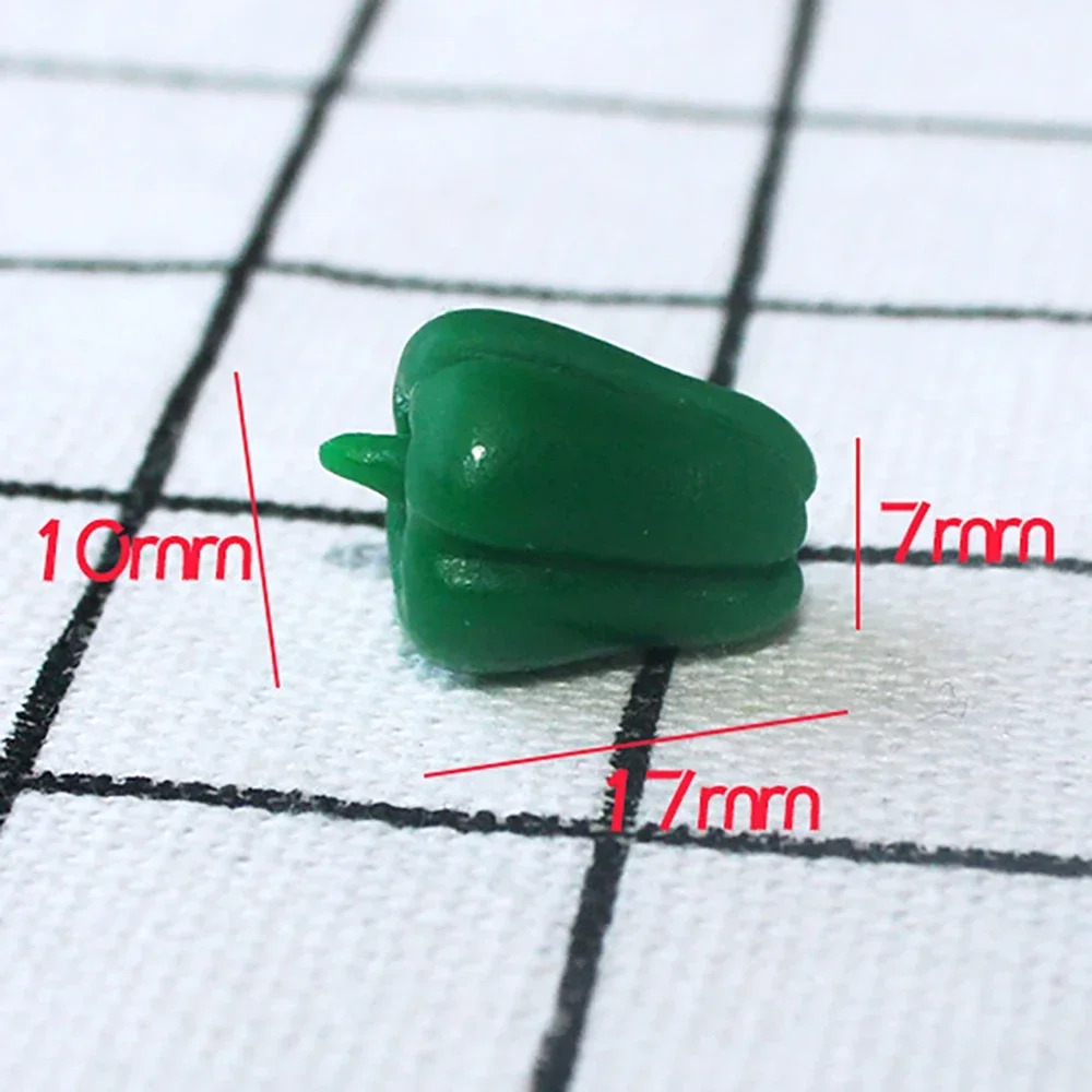 5 шт. 1/12 кукольный домик миниатюрные овощи перец моделирование кухонная модель