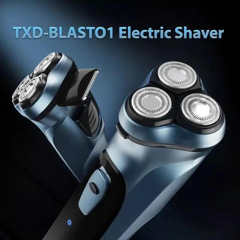 Men's  Shaver Rechargeable Rotary Shaver Portable Beard Trimmer For Home Travel