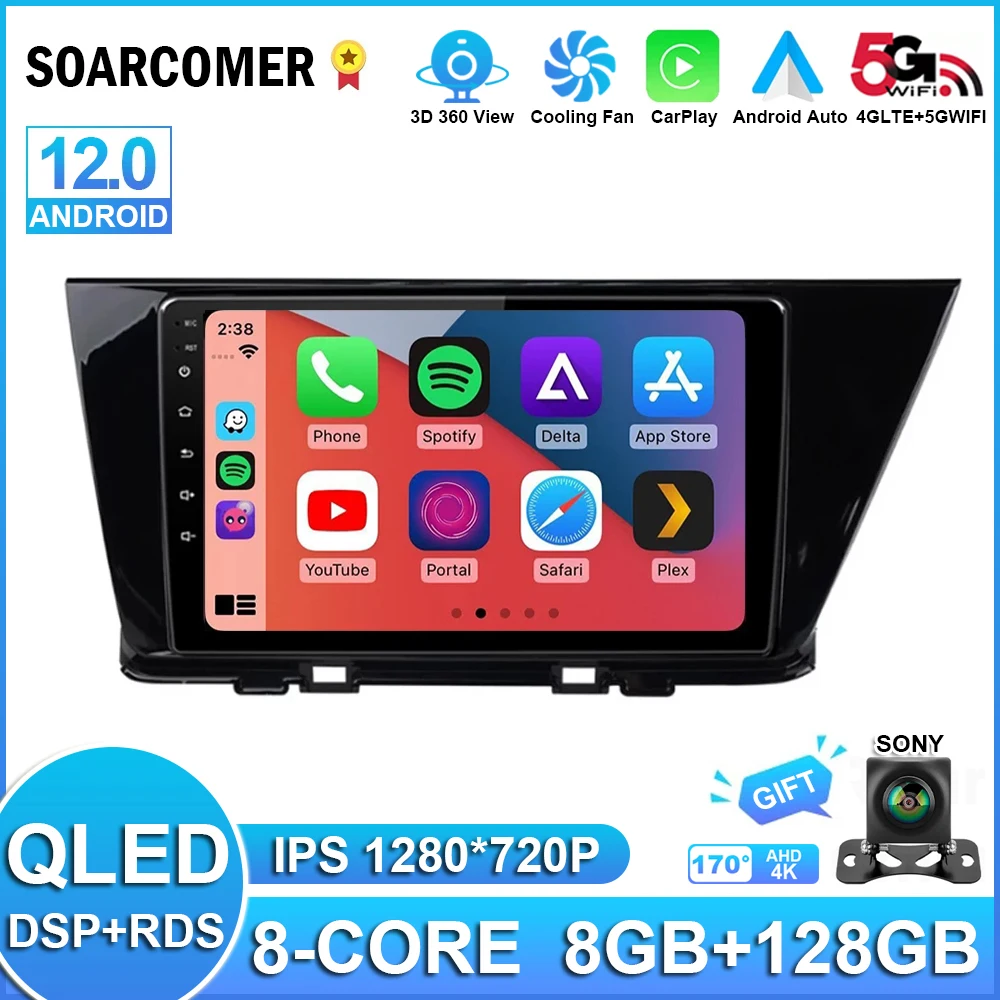 

Мультимедийный проигрыватель для KIA NIRO, мультимедийный стерео проигрыватель с 9 "экраном, Android 11,1, GPS-навигацией, радио, типоразмер 2 Din, для KIA ...