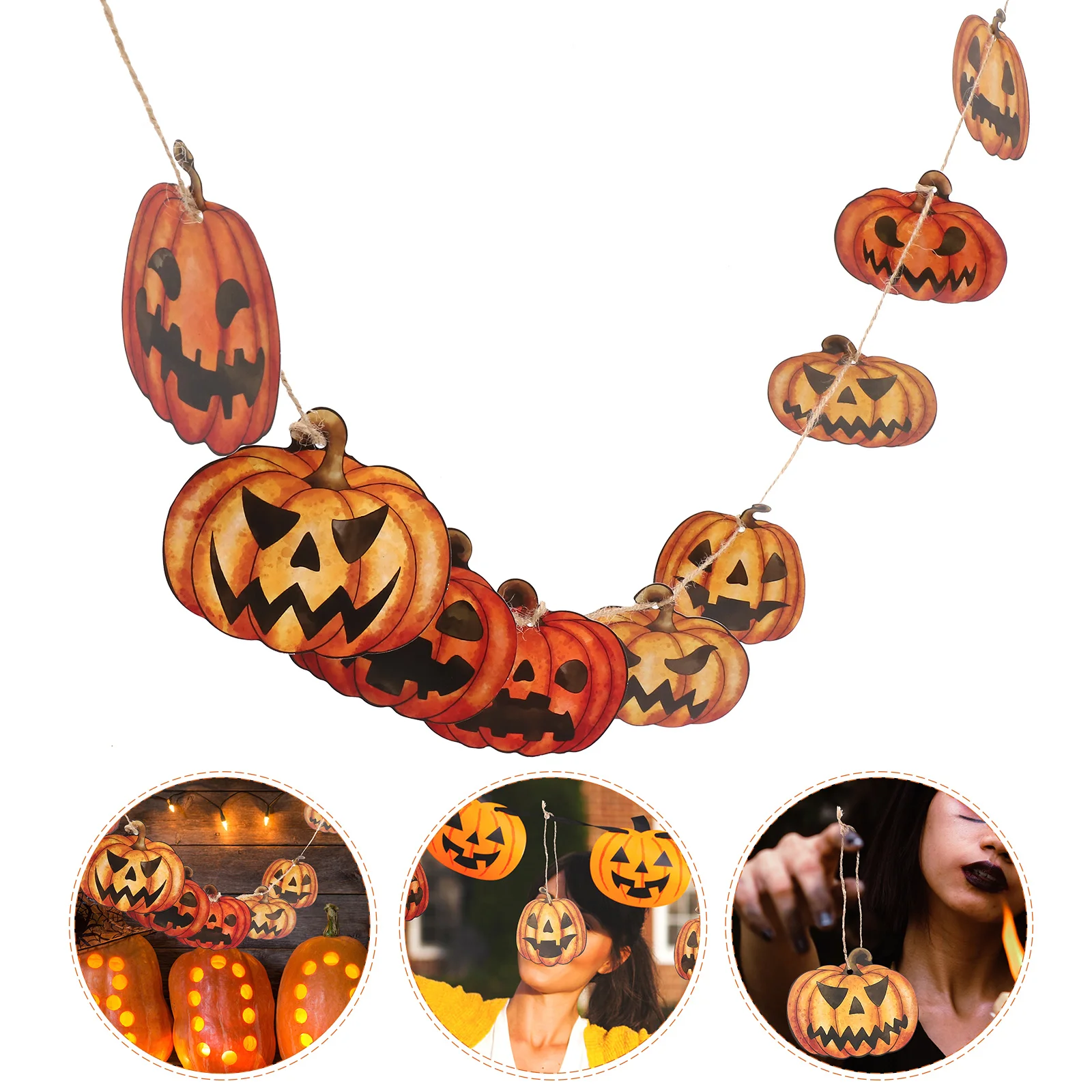 

Подвесные бумажные подвески в форме тыквы, бирка для подарка, бирки на фестиваль, Хэллоуин, уличная наклейка, декоративные знаки, украшения