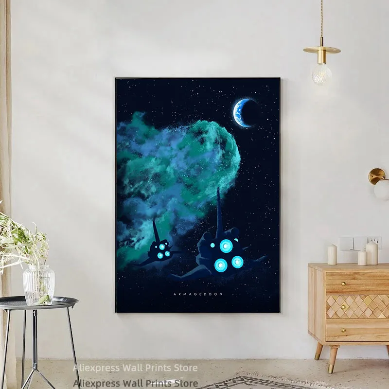 Armageddon Poster Wall Art Canvas Painting Prints Pictures Home Decoration | &amp Calligraphy
