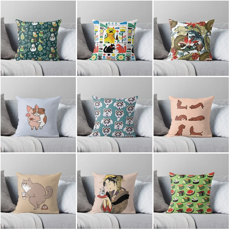 

Наволочка в скандинавском стиле с абстрактными линиями, наволочка 40x40 45x45 50x50 60x60, декоративный чехол для дивана, можно заказать