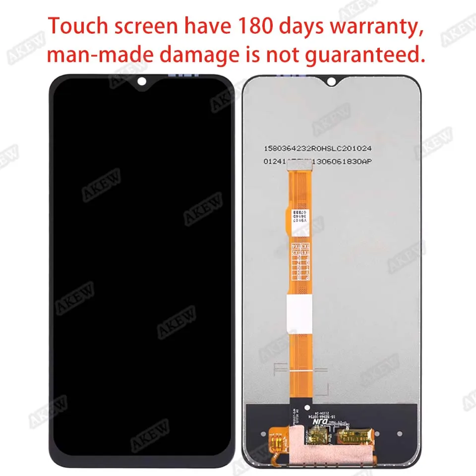Фото AKEW 6,6 ''Новый оригинальный ЖК-дисплей для OUKITEL C38, Oukitel C38, дигитайзер сенсорного экрана в сборе, запасные части для телефона Pantalla №4