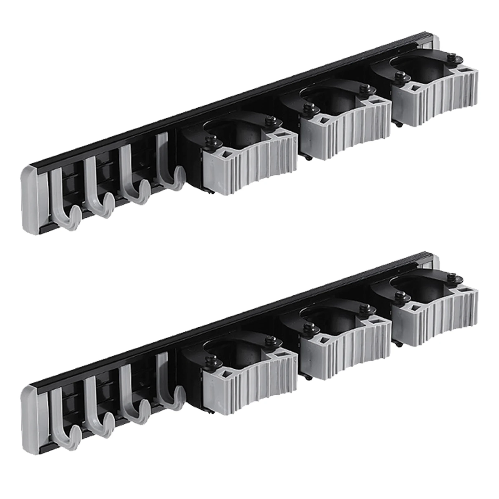 

Стеллаж для хранения швабры, многофункциональная алюминиевая Съемная настенная полка для швабры, без перфорации