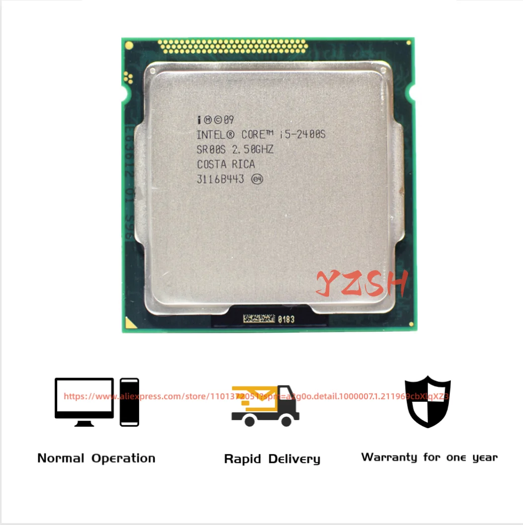 

Четырехъядерный процессор Intel Core i5-2400S i5 2400S 2,5 ГГц 6M 65 Вт LGA 1155