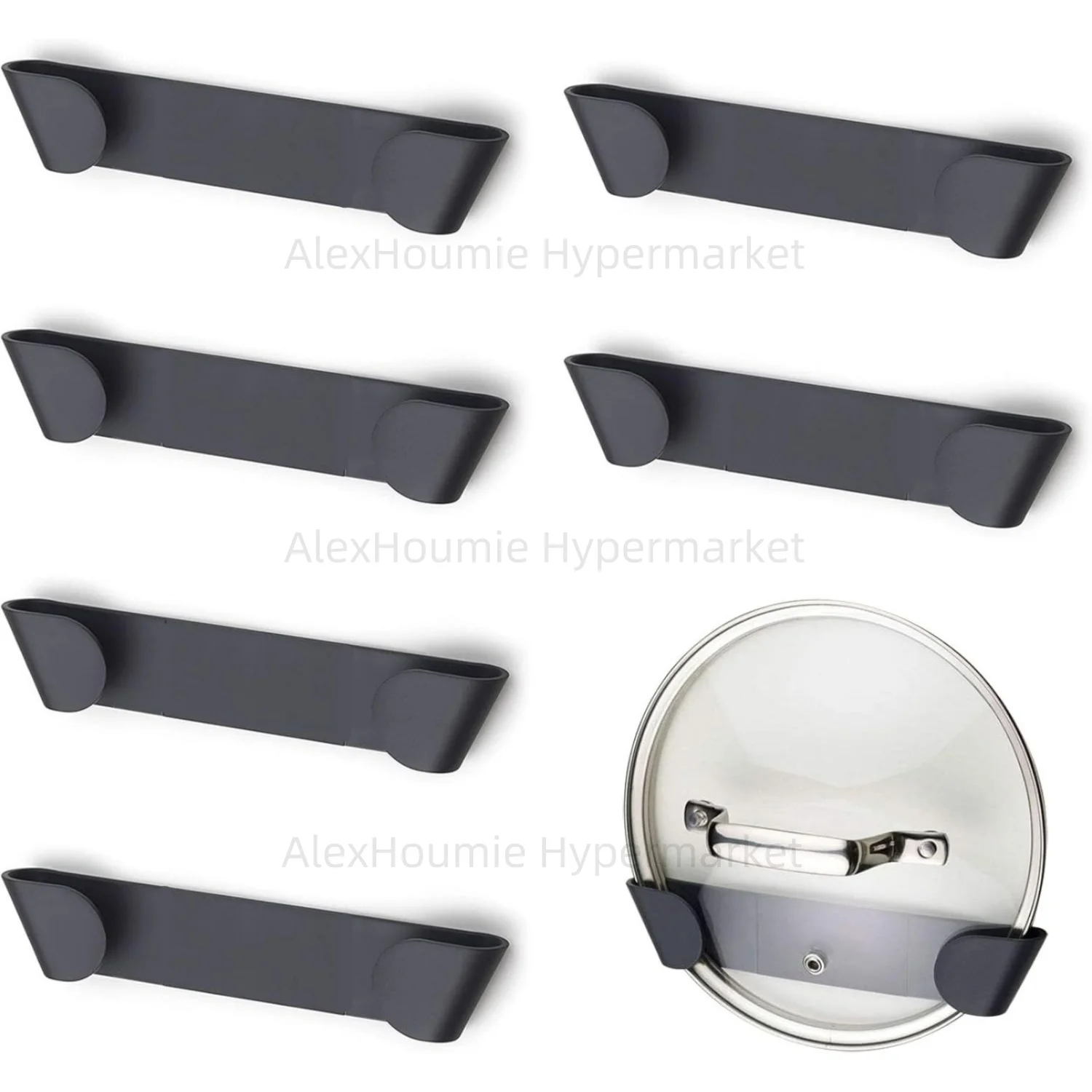 

Набор самоклеящихся полок для крышек кастрюль из пластика