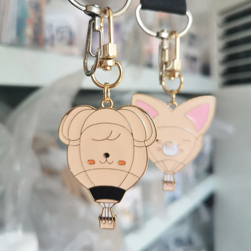 Корейская волна SK периферийный мультяшный милый набор карт металлический брелок