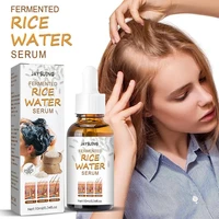 10ml fermented rice water serum natural hair growth serum anti hair loss reduce damage for thinning hair nourishment essence