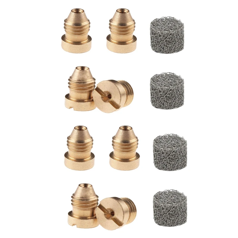 

2X Foam Cannon Orifice Tips Nozzle For Snow Foam Lance 3000 Psi 1.10Mm Orifice Screw Nozzle Tip With Mesh Filter