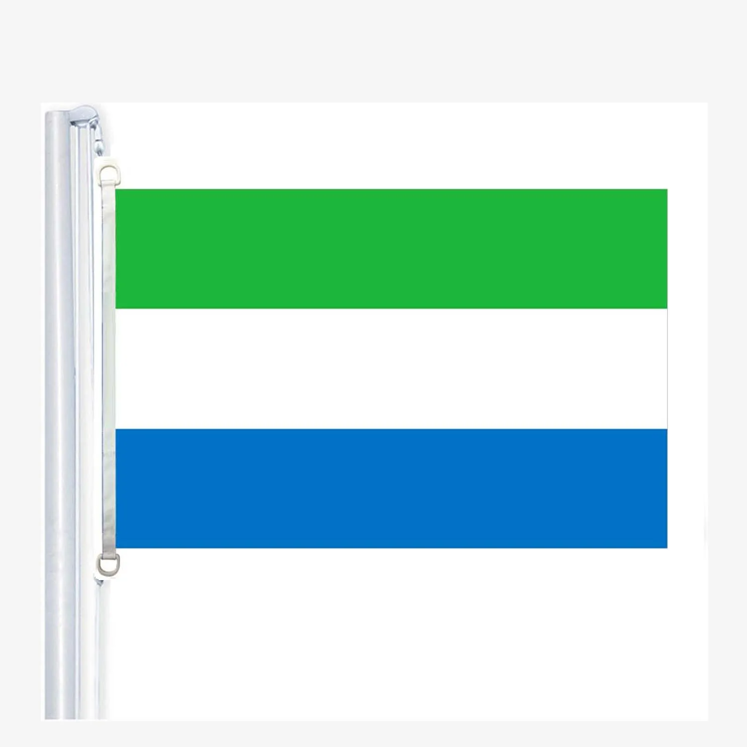 

Sierra Leone flag,90*150CM ,100% polyester, banner,Digital Printing