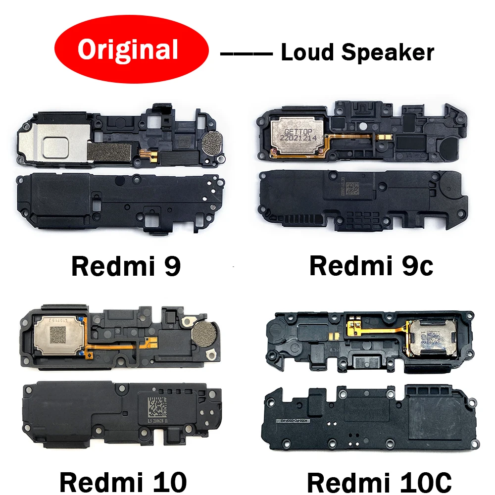 

20 шт./лот, для Xiaomi Redmi 10 9T 9A 9C 9 8A 6A, оригинальный Громкий динамик, зуммер, кольцевой звуковой модуль для redmi 10c, громкий динамик