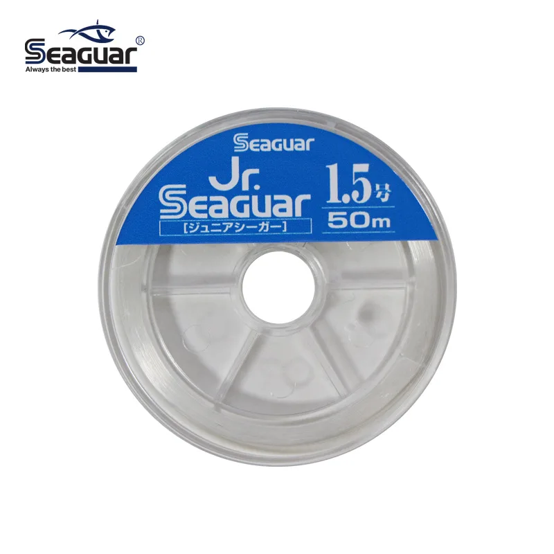Дорожная леска из углеродного волокна Seaguar JR 50 м высокая мощность прочная