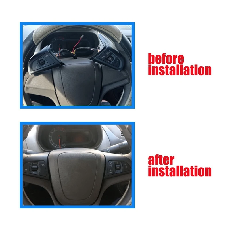 1 комплект кнопки управления на руль 96892135 96892140 с проводным жгутом для Chevrolet Cruze