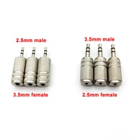 2 5mm male to female 3 5mm 3 5 mm male to female 2 5 mm adapter converter stereo audio headphone jack high quality
