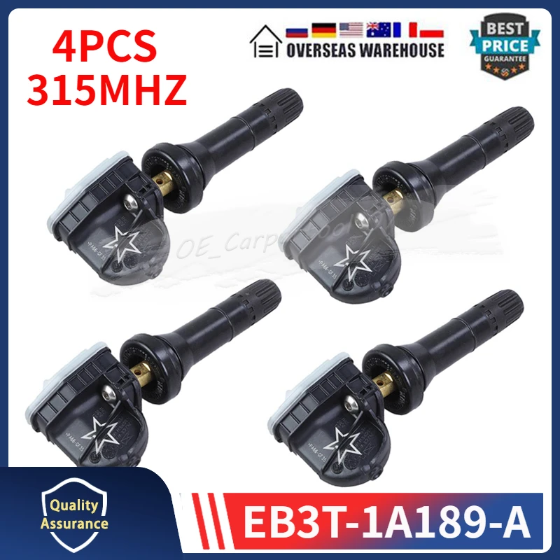 4 шт., датчик давления в шинах EB3Z1A189A