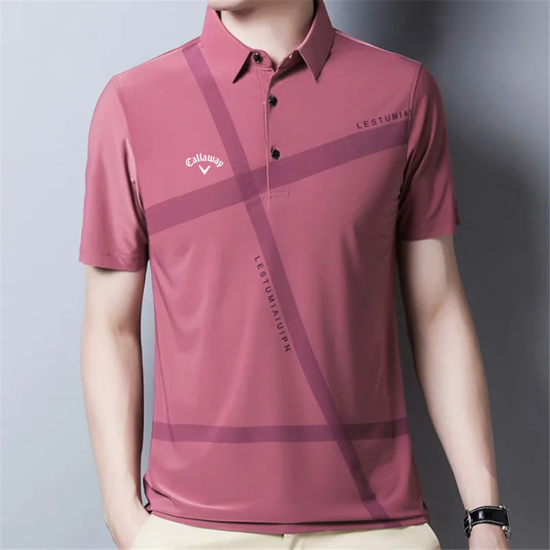 

NEW Summer Men's Golf Shirts Golf clothing Breathable Polo Shirt Short Sleeve Top Golf Wear men T Shirt Golf men's clothes 2022