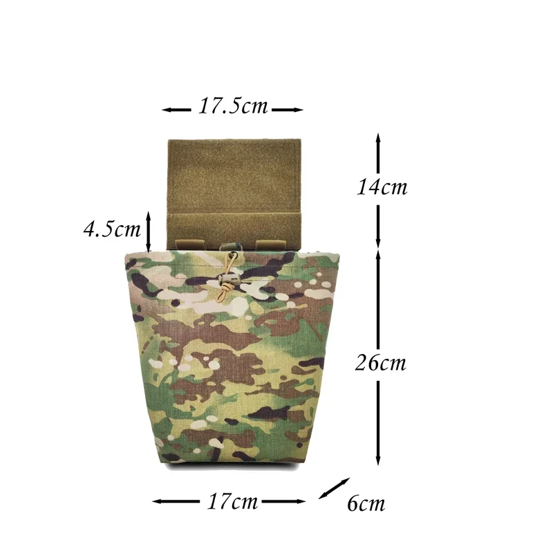 Фото Тактическая поясная сумка Molle для страйкбола, EDC, низкопрофильная, складная, расширенная, Multicam, для сброса снаряжения №3