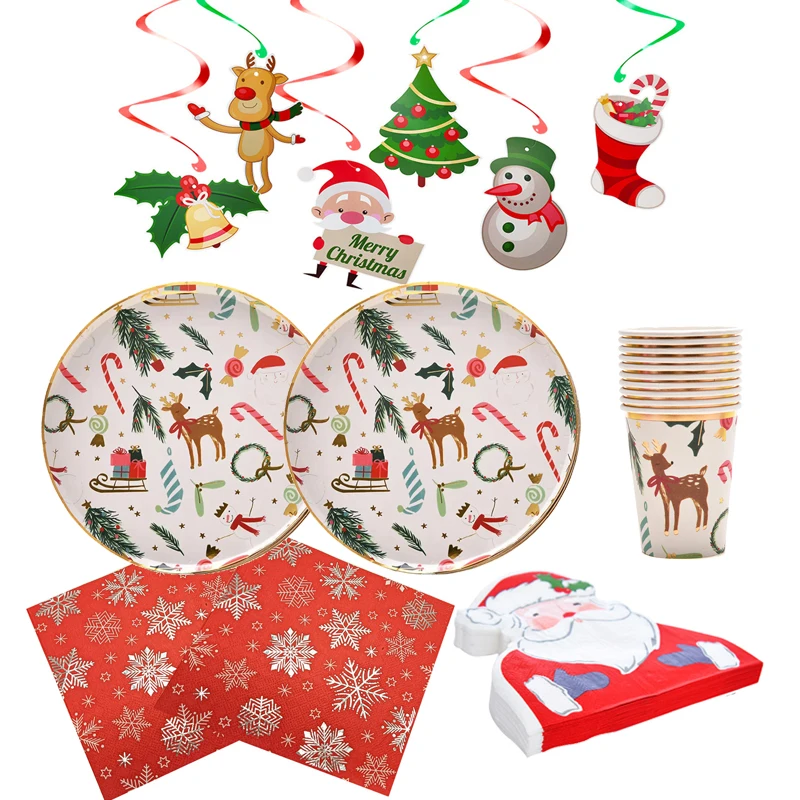 Одноразовая посуда в виде оленя