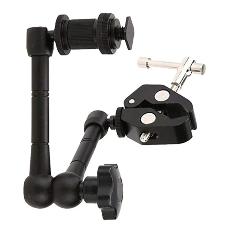 

11 inch Adjustable Friction Articulating Arm Super Clamp For SLR LCD