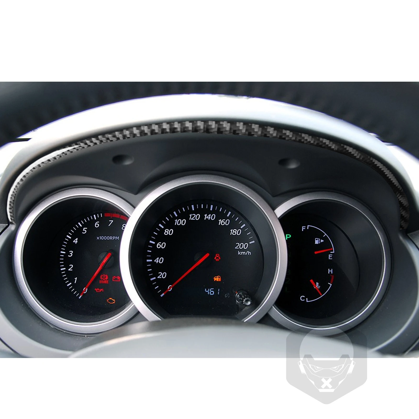 Для Suzuki Grand Vitara 2006-2013 автомобильные аксессуары из настоящего углеродного волокна