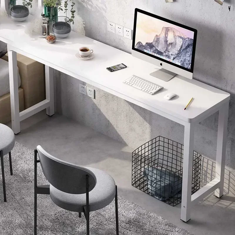 Учебный стоячий стол угловой компьютерный рисунок длинный для спальни