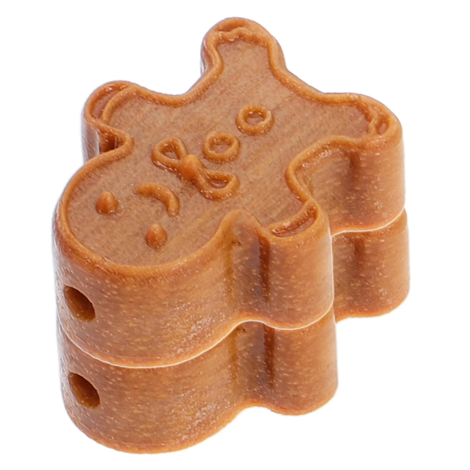 2 шт. миниатюрный деревянный резной пряничный человечек статуя декор для