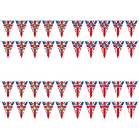 queen platinums jubilee flags platinums jubilee decorations 2022 british string bunting banners for 2022 celebration queen