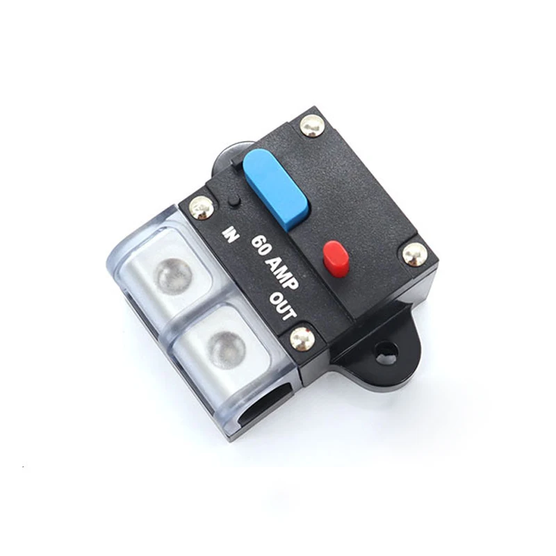 

Car Truch Audio Circuit Breaker Fuse 50A/60A/80A/100A/150A/200A/250A/300A AMP Reset Holder Boat Auto Waterproof Fuse Box