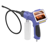 4.3inch 1080P Car AC Air Conditioner Visible Washing Gun Cleaning Endoscope Straight Side View Spray Gun Borescope Camera