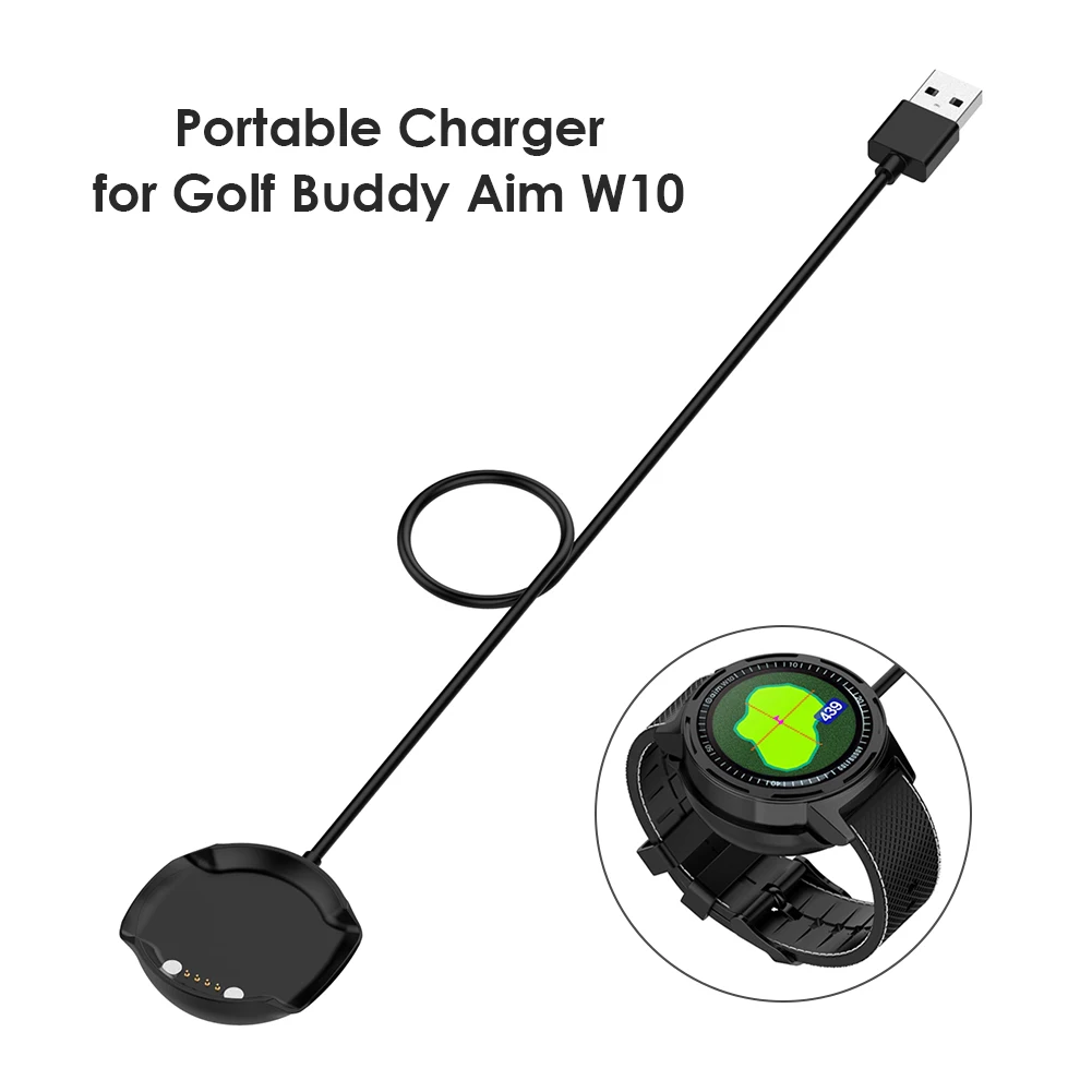 

1 м USB портативная зарядная док-станция для умных часов для Golf Buddy Aim W10 зарядный кабель адаптер питания