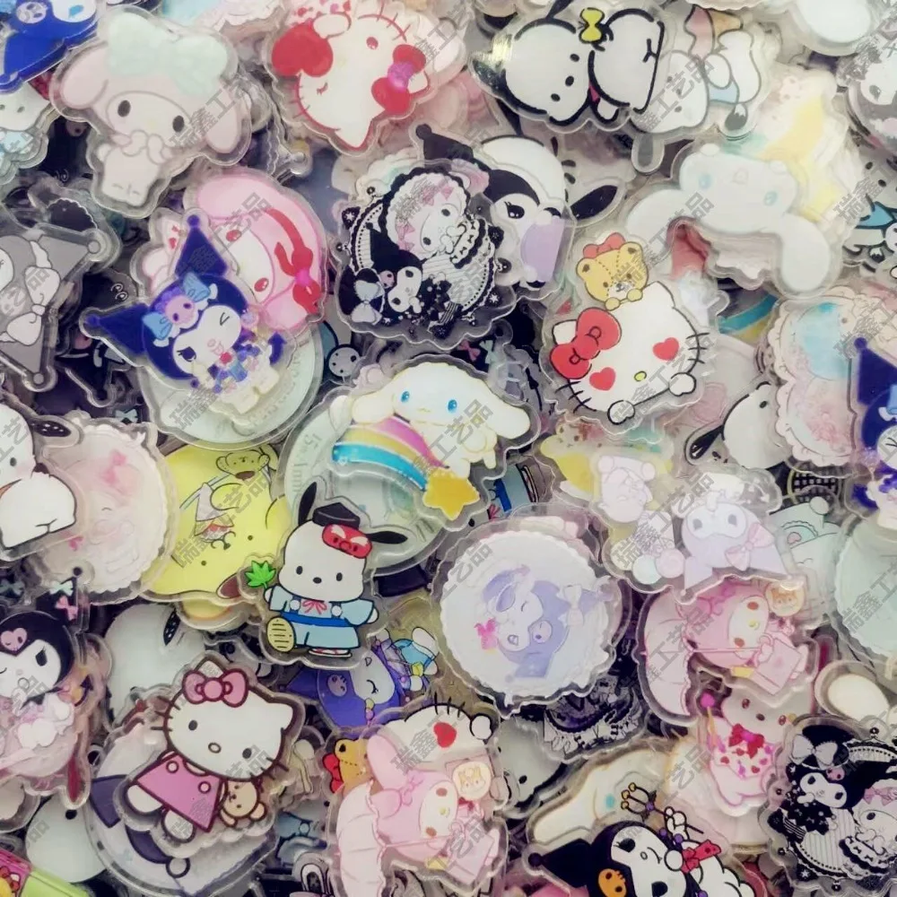 Mingchuang Премиум 10-30 шт. 4 см Sanrio HelloKitty Hatsune Miku акриловый кулон DIY аксессуары брелок PP