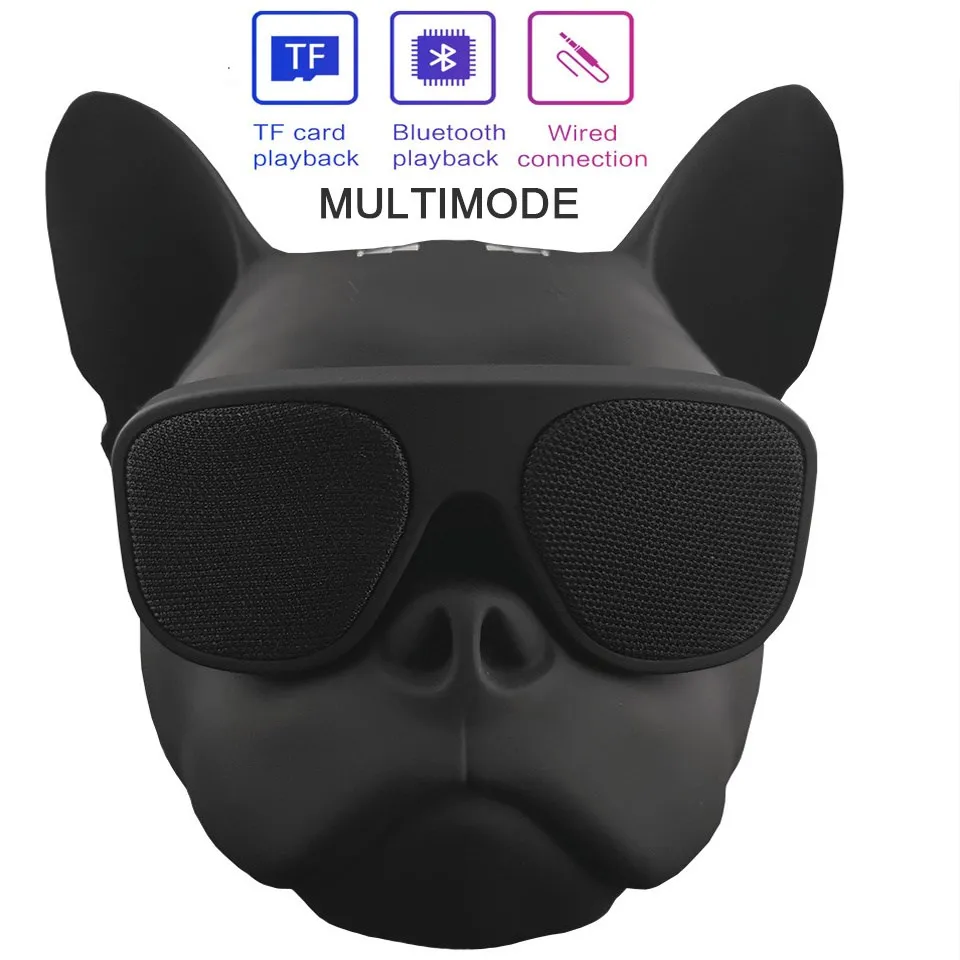 

Wireless Big Dog Skull Cat Speaker Portable Bluetooth Speakers Subwoofer 360 Stereo Super Bass TF Card Music Player Berserk