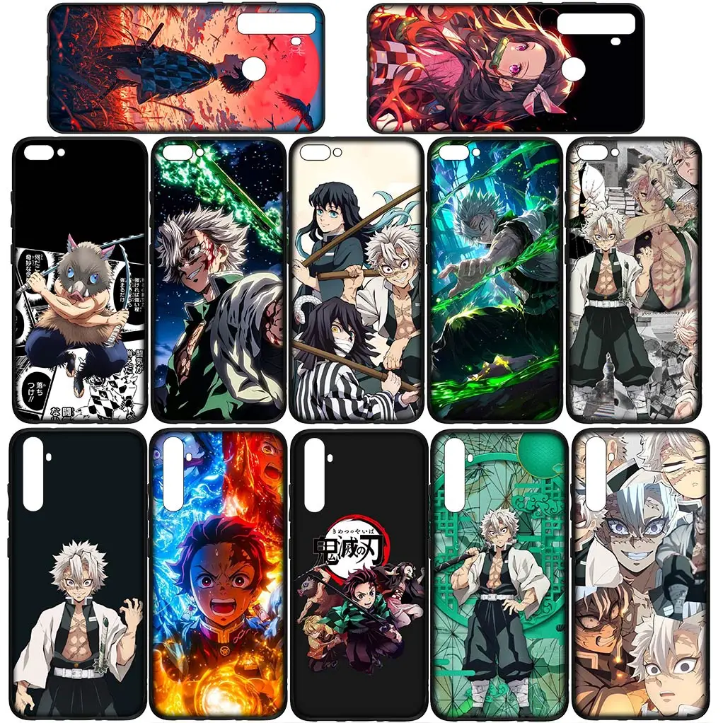 Чехол Sanemi Shinazugawa Nezuko Tanjiro Demon Slayer для Xiaomi Redmi Note 9 8 11 Pro 4G 5G 9S 11S 9A 9C NFC 9T 8A чехол