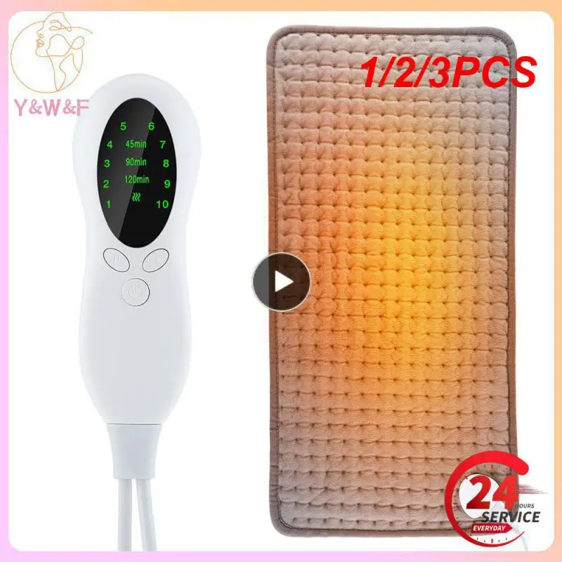 

1/2/3PCS 30*59cm Electric Heating Pad Physiotherapy Therapy Blanket Thermal Shoulder Back Pain Relief Eliminate Fatigue Winter