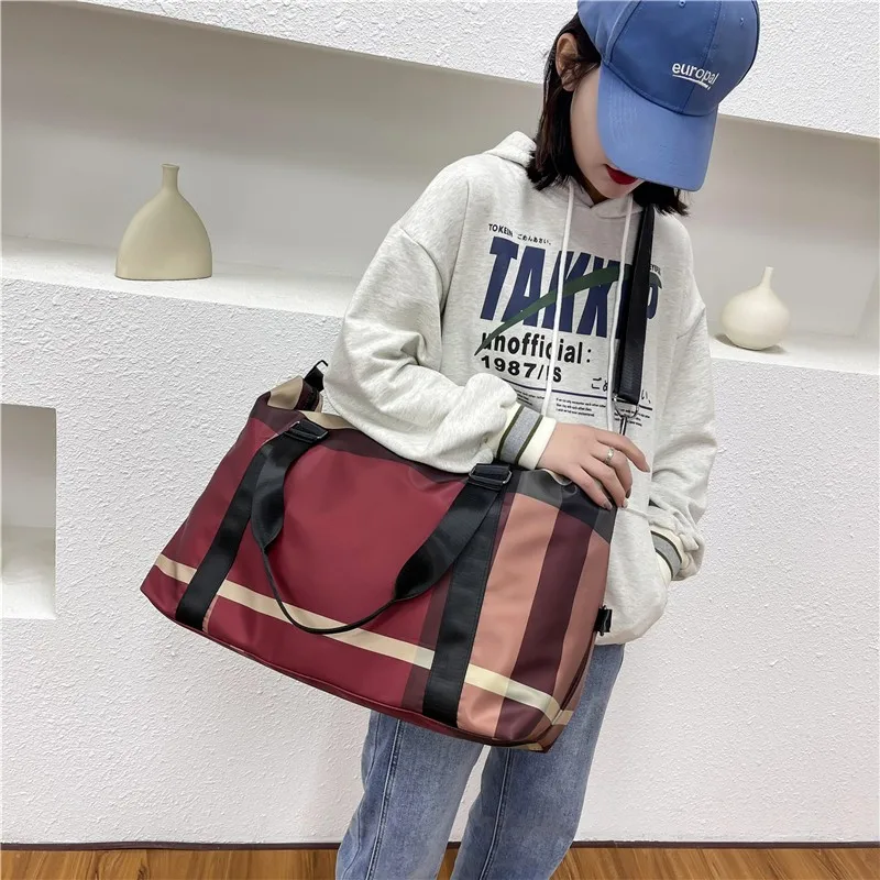 Travel Bag Nylon Airport Duffel Bag Large Capacity Clothes Holiday Weekend Handbag Sac Yoga Gym Bag For Women Design Brand bag