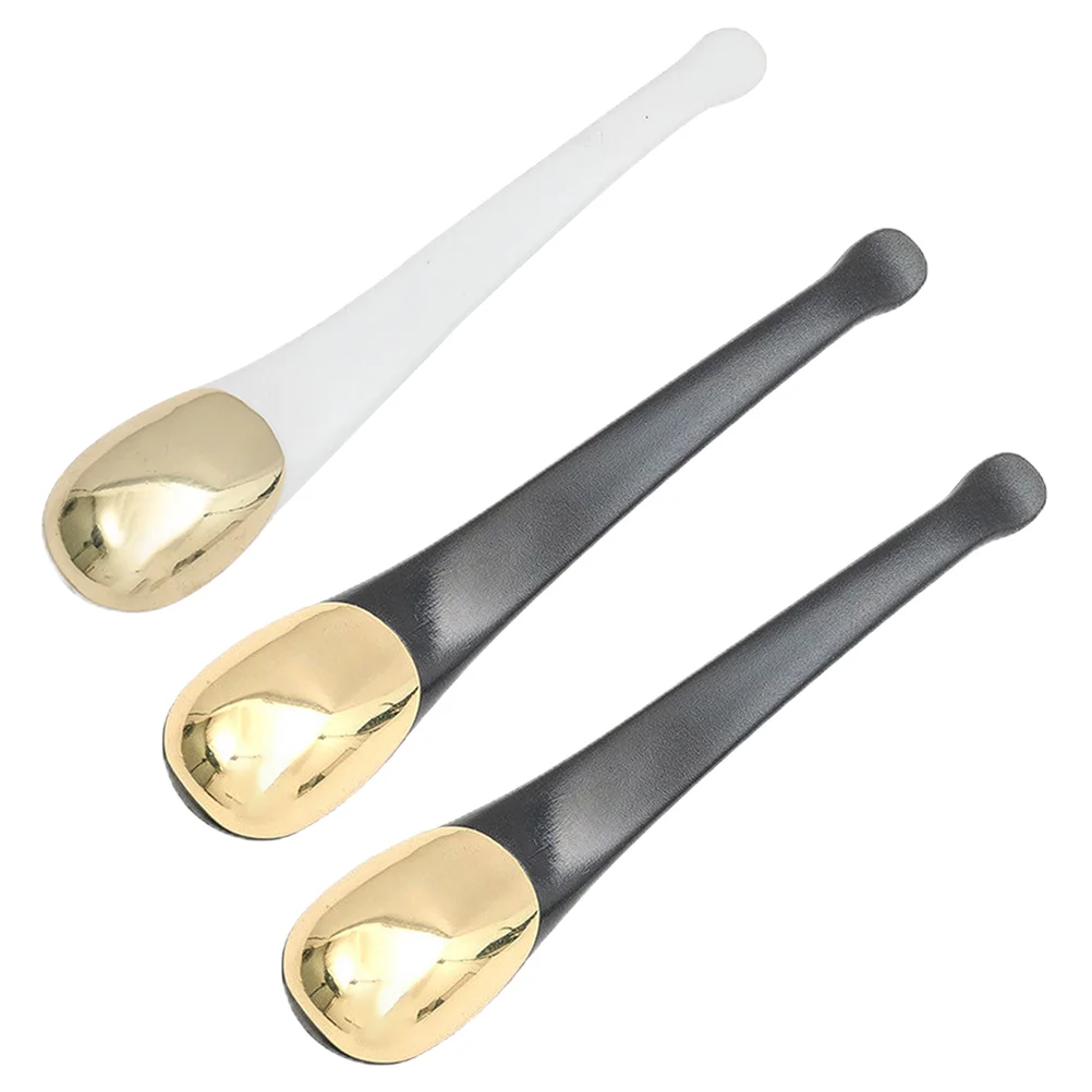 

Spoon Cream Makeup Eye Spatulaapplicator Facemetal Mini Care Skin Tool Scoop Beauty Facialspatulas Creams Tinycosmetic Roller
