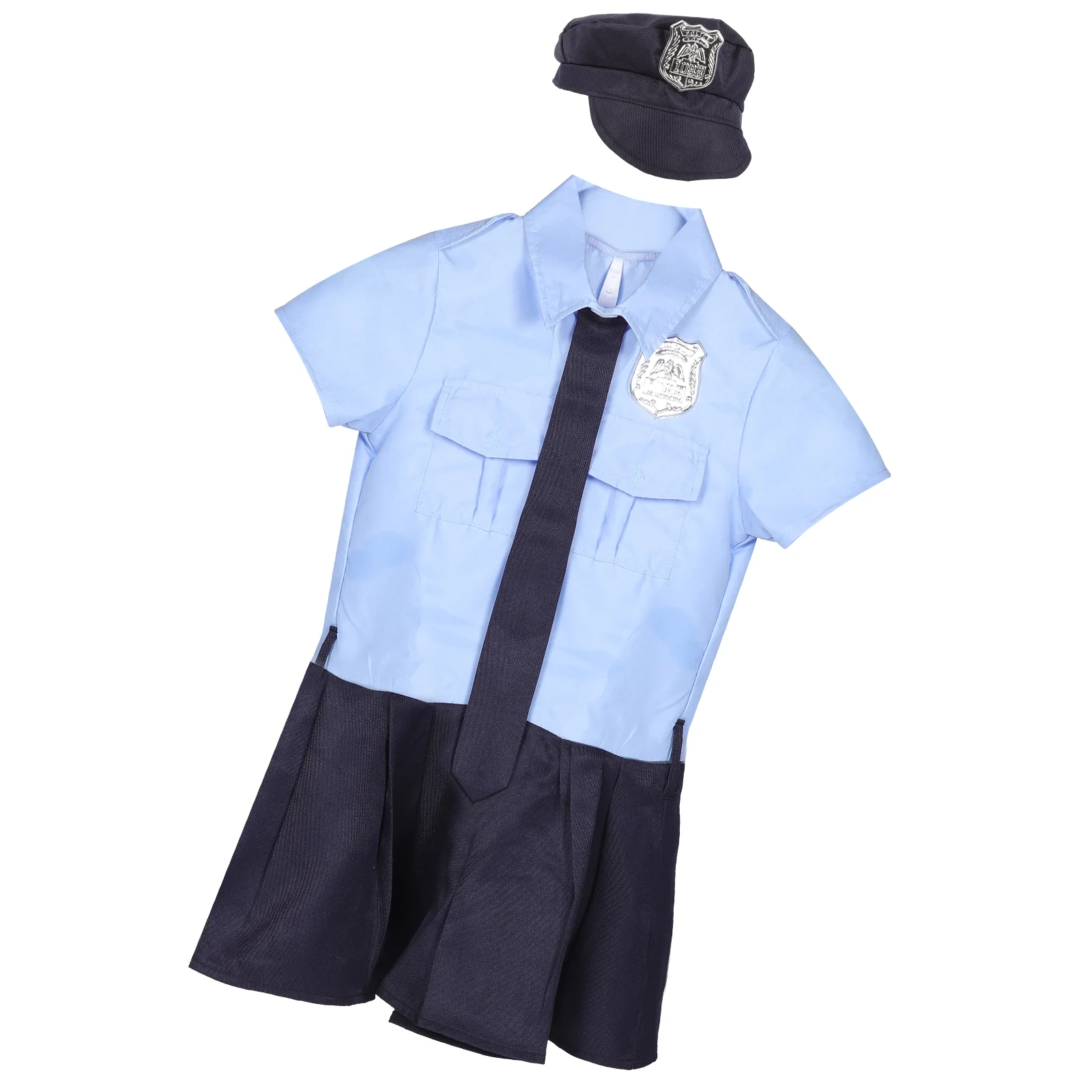 

Girl Police Costume Kids Dress Children's Place Girls Clothes Officer Outfits Funny Toddler Play
