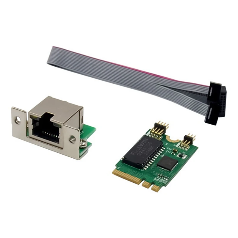 

Мини PCIE сетевая карта M.2 A + E к RTL8111F гигабитная Ethernet-карта с одним портом RJ45 Ethernet Сетевая карта