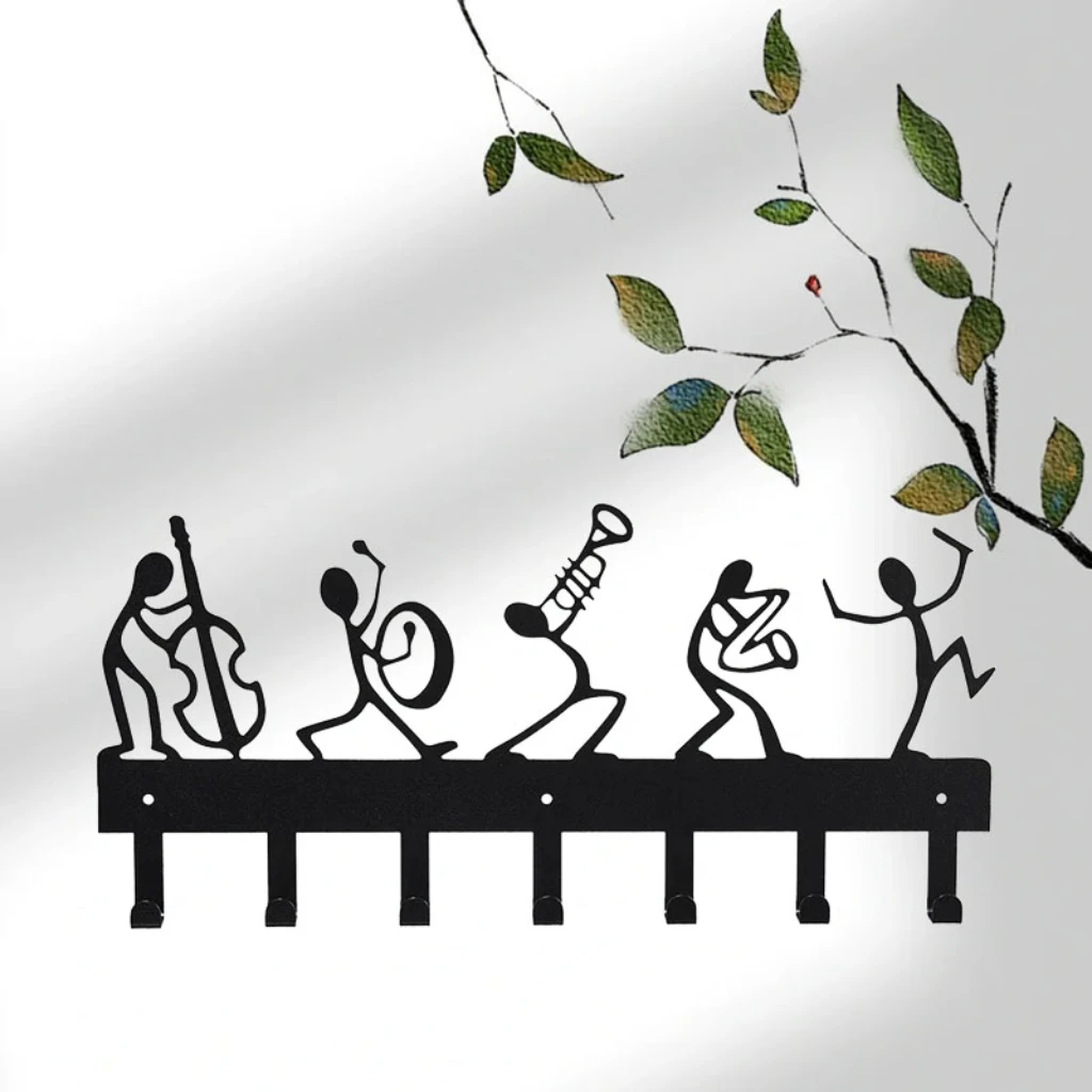 Держатель Для Ключей Symphony Orchestra Металлический Настенный Декоративный Железный