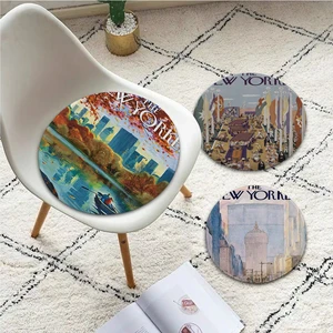 The New Yorker Magazines Four Seasons Plush Cushion Home Back Cushion Soft Comfortable 50x50cm Stool Seat Mat