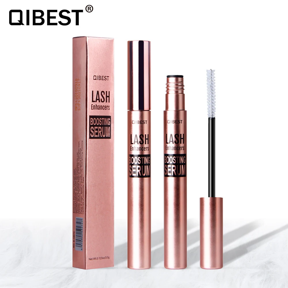 

QIBEST Eyelash Serum Eyelash Growth Serum Treatment Natural Herbal Medicine Eye Lashes Mascara Lengthening Longer