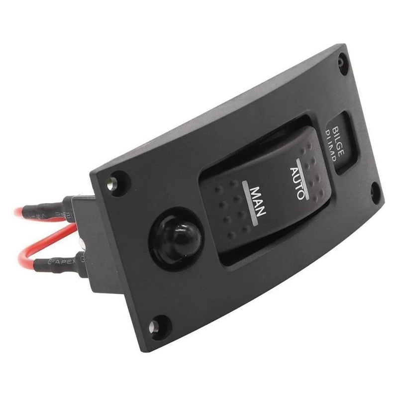 12-24 в переключатель отводящего насоса сигнализация водонепроницаемая панель