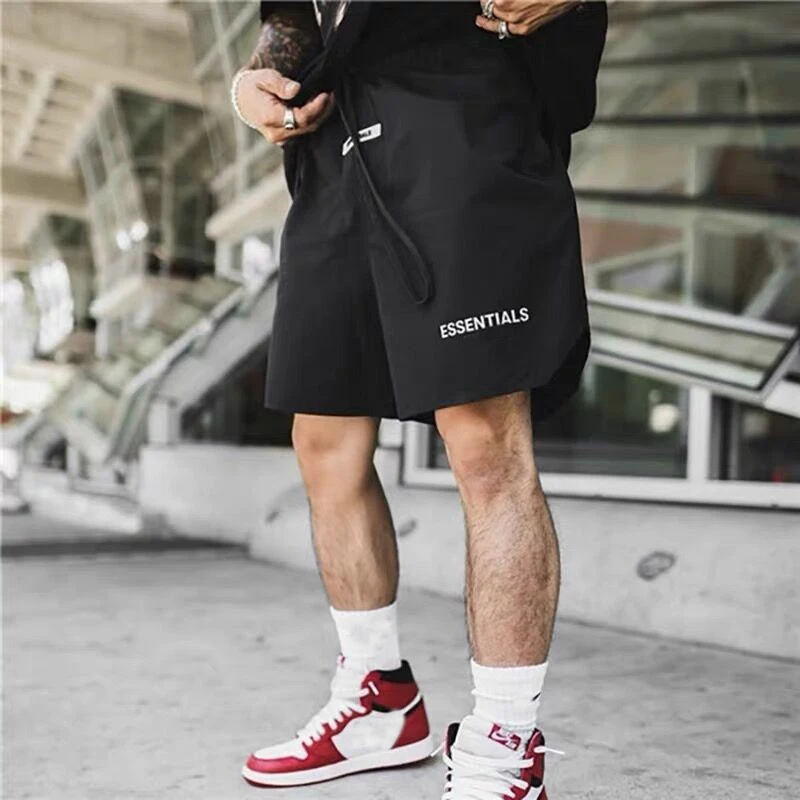 

New Brand Summer Men's Women Shorts Essentials Five-Point Shorts Nylon Fitness High Street Short Pants Men's Casual Sweatpants