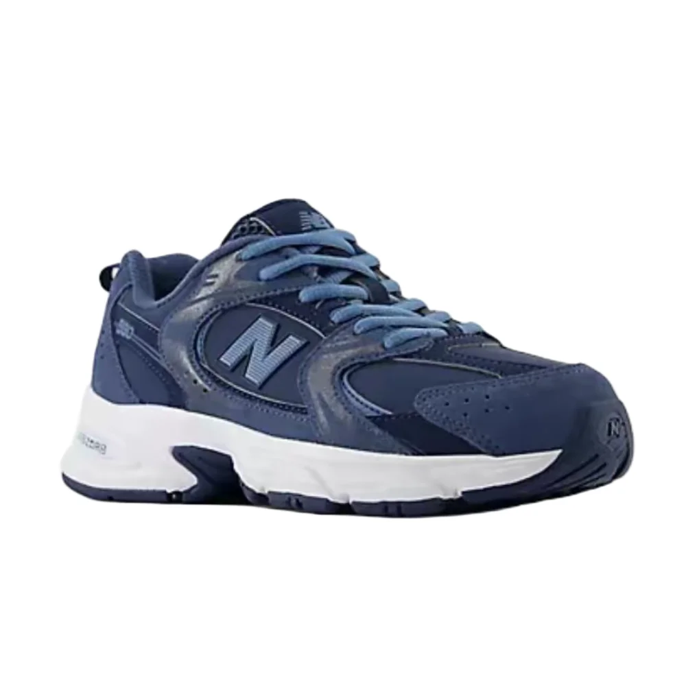 Фото Кроссовки New Balance NB530 унисекс с низким верхом – синие, с нескользящей подошвой, амортизирующей промежуточной подошвой и прочным корпусом GR530KD №3