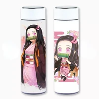 eworld gift japanese anime vacuum cup demon killer kimetsu no yaiba akaza airless bottle kawaii loli cartoon water bottle
