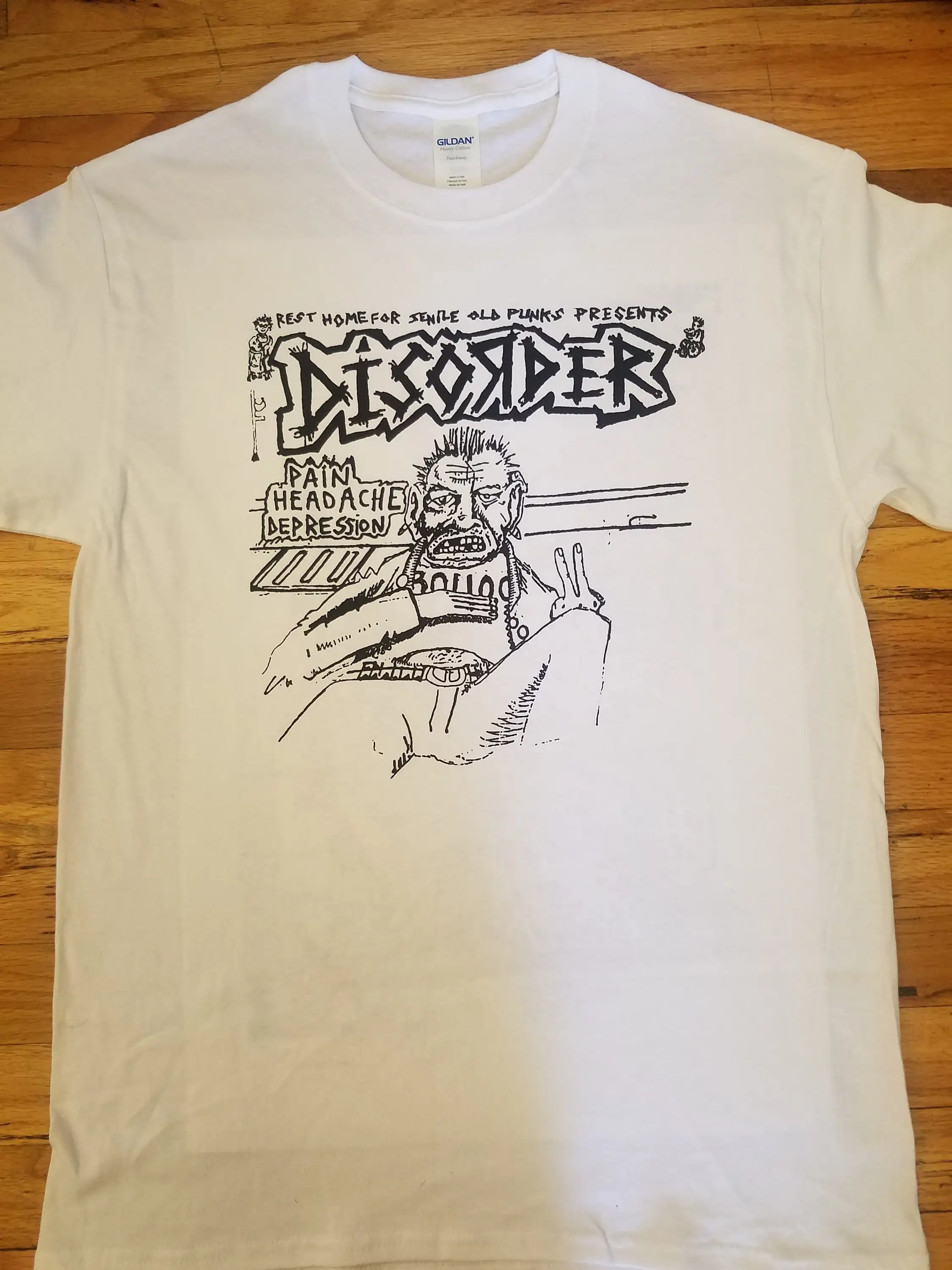 Футболка Disorder Pain Headache Depression