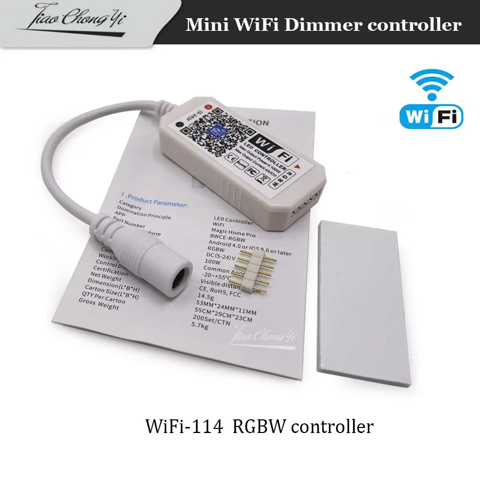 

TiaoChongYi RGB Контроллер для светодиодной ленты Wi-Fi